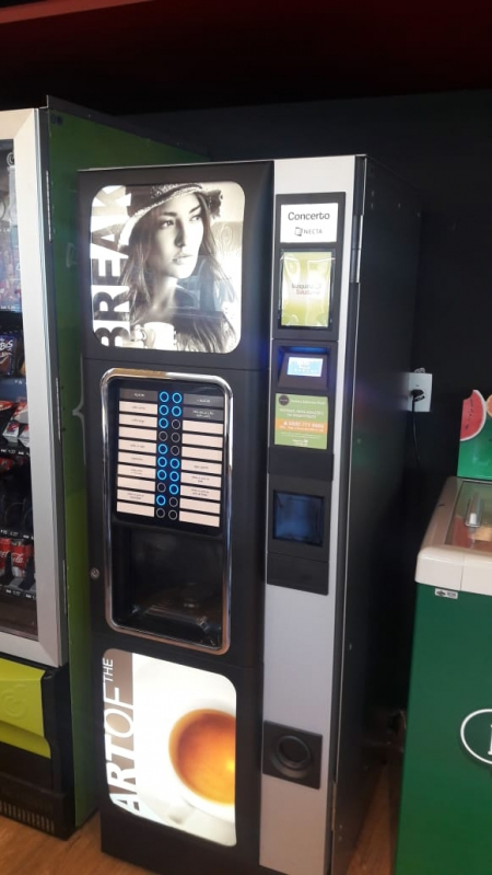 Máquina de Café Expresso Vending Tremembé - Máquina de Café Expresso para Alugar
