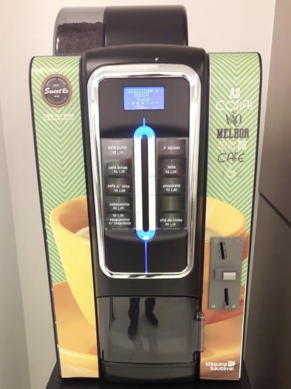 Máquina de Café Solúvel Automática para Empresa Parque Fazendinha - Máquinas de Café Solúvel em Comodato