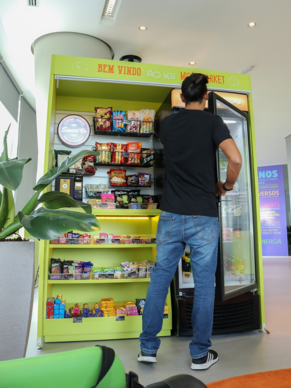 Máquina de Comida Automática Bananal - Máquina de Alimentos Automática