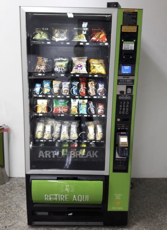 Onde Encontro Comprar Máquina de Snack Saudável Campo Belo - Comprar Máquina Saudável para Faculdade
