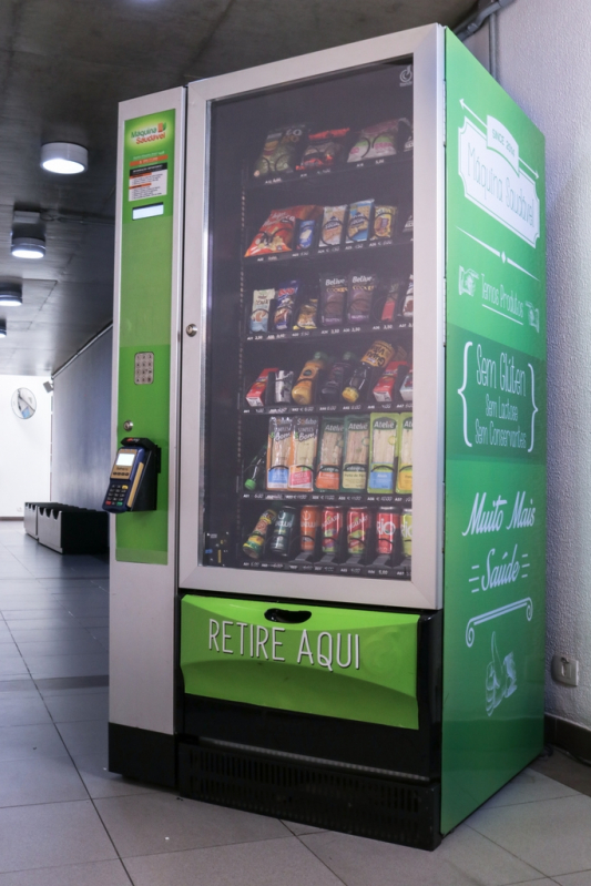 Onde Encontro Vending Machine Customizada Alphaville - Máquina Café Vending Machine