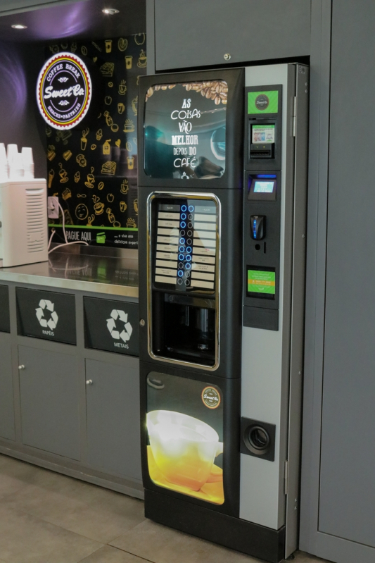 Quanto Custa Vending Machine Saudável Automática Jardim São Luiz - Máquina de Café Vending Machine