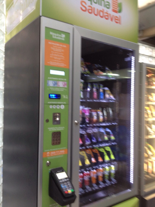 Vending Machine Comida Saudável São Bernardo do Campo - Vending Machine Saudável Locação