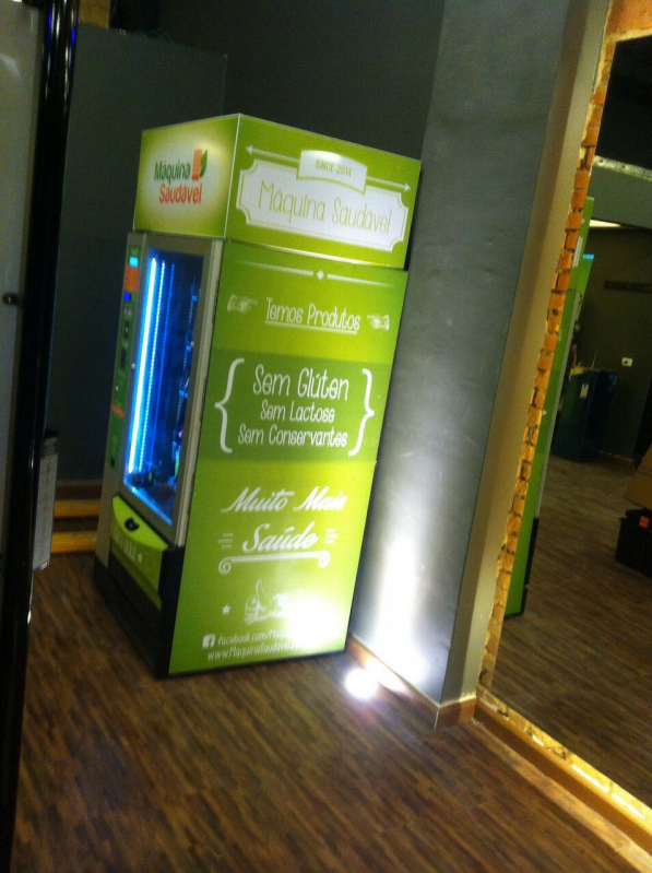 Vending Machine para Academias Vila Maria - Vending Machine de Comida Saudável